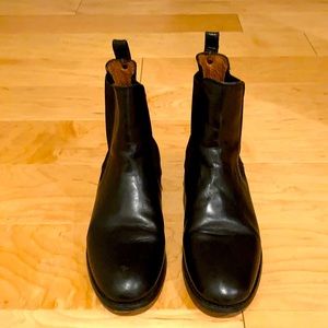Frye Melissa Chelsea Ankle Boots Black Size 7